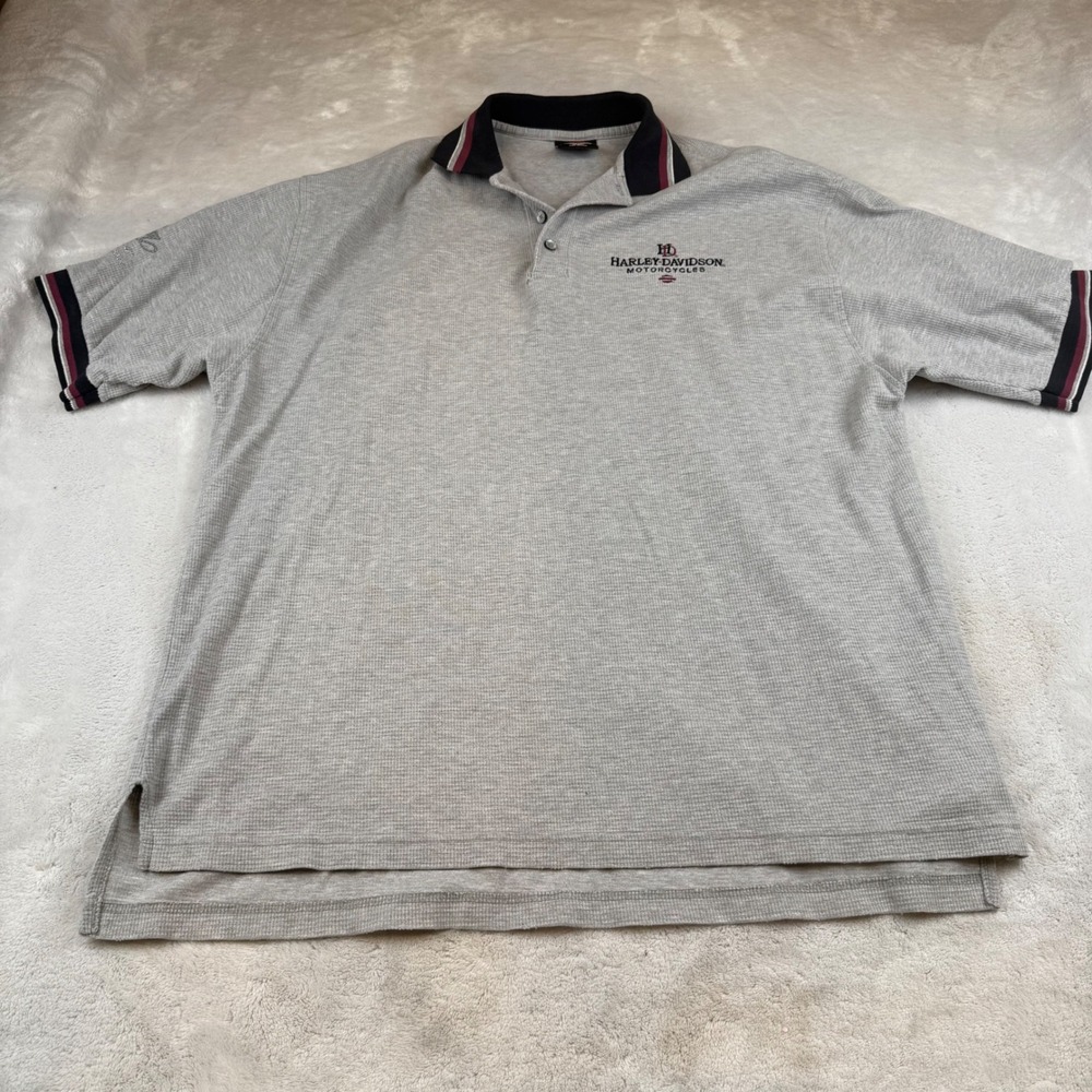 Harley Davidson Motorcycles XXL Polo Shirt‎ Denver Colorado Freedom